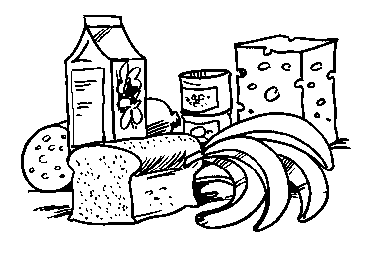printable food coloring pages Coloring4free
