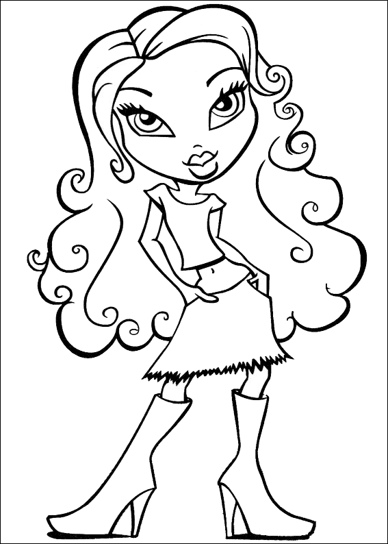 printable girls coloring pages Coloring4free