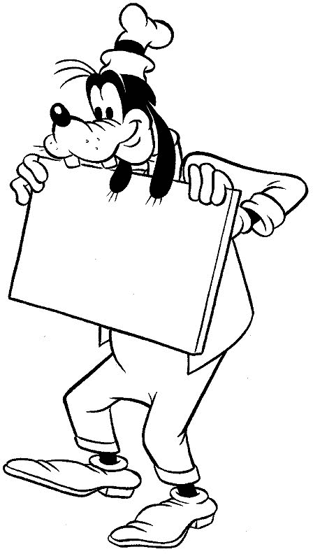 printable goofy coloring pages for kids Coloring4free