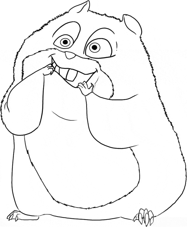 printable hamster coloring pages Coloring4free