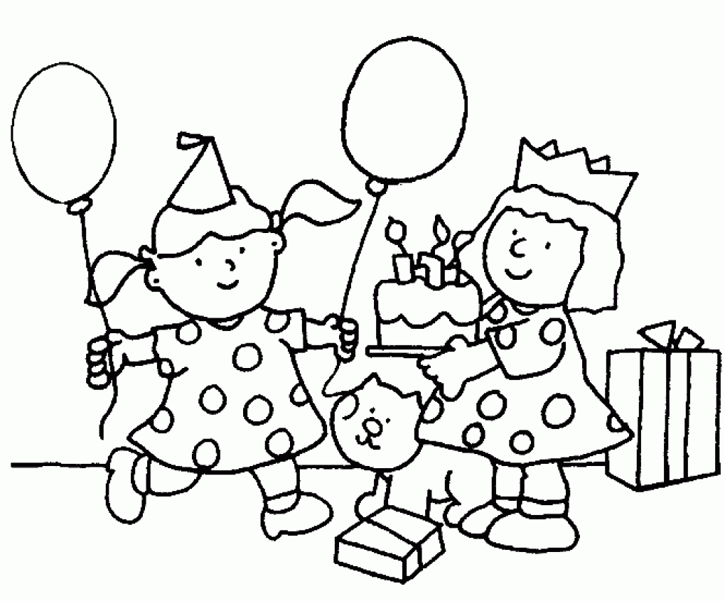 printable happy birthday coloring pages Coloring4free