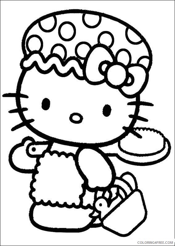 printable hello kitty coloring pages Coloring4free