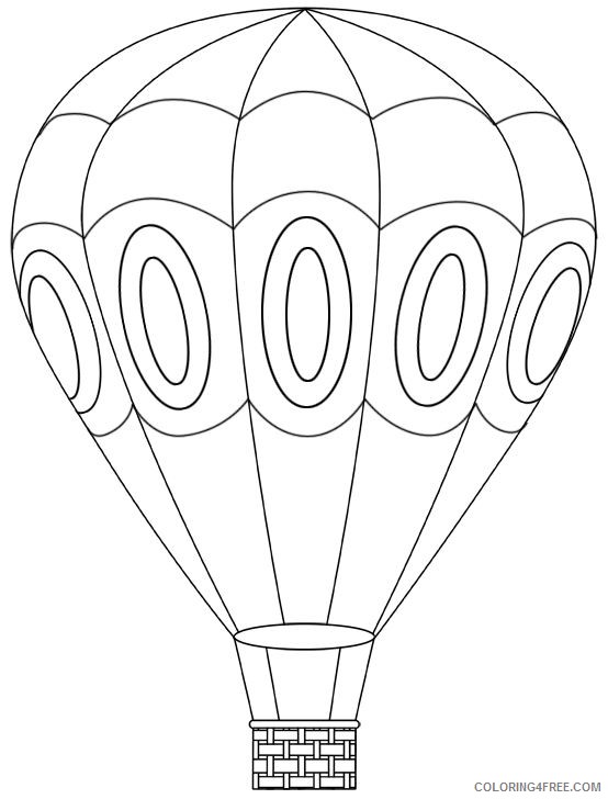 printable hot air balloon coloring pages Coloring4free