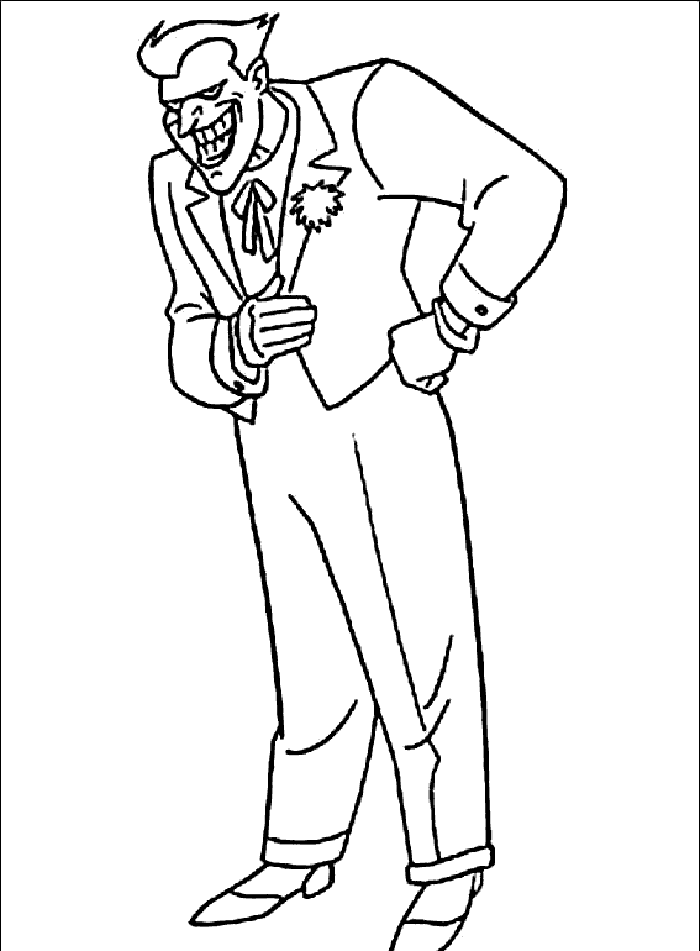 printable joker coloring pages Coloring4free