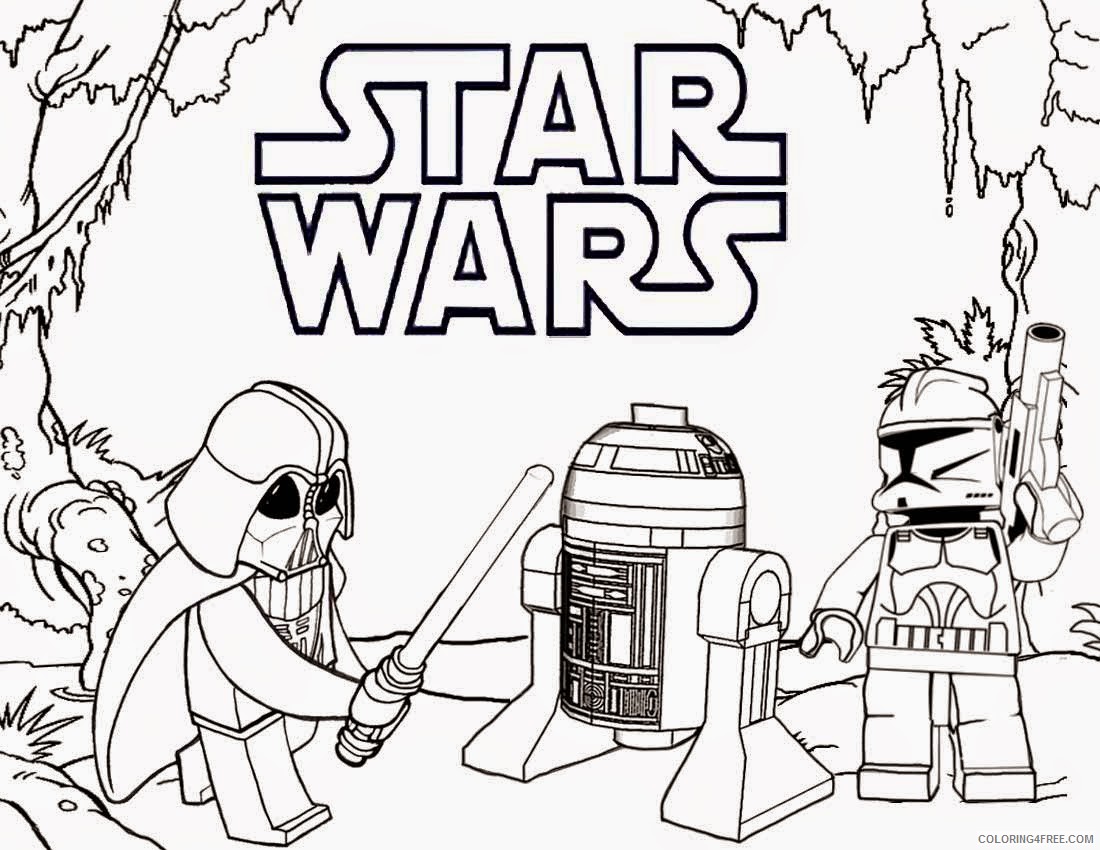 printable lego coloring pages star wars Coloring4free