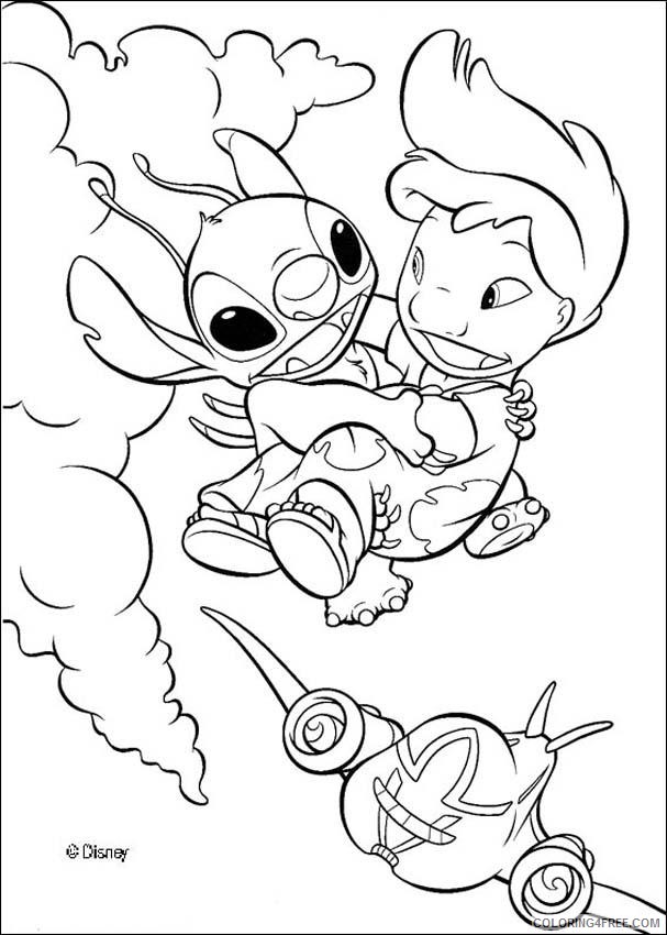printable lilo and stitch coloring pages for kids Coloring4free