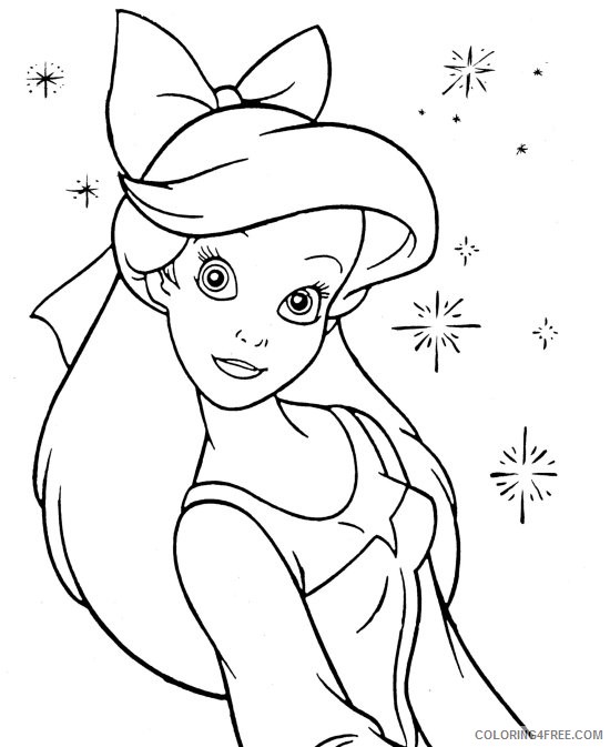 printable little mermaid coloring pages Coloring4free
