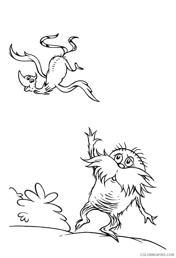 printable lorax coloring pages for kids Coloring4free