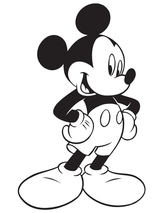 printable mickey mouse coloring pages Coloring4free
