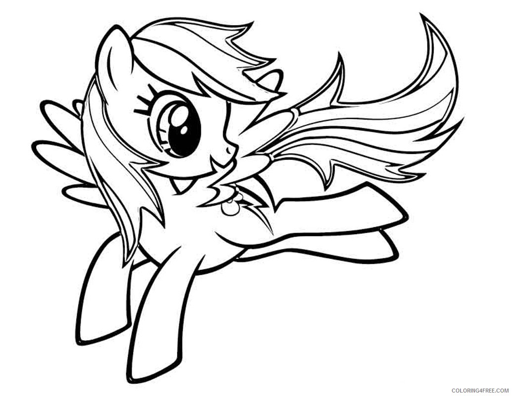 printable my little pony coloring pages Coloring4free