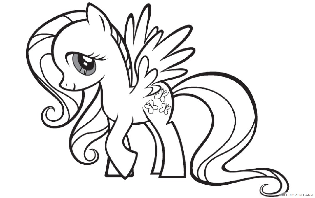 printable my little pony coloring pages for kids Coloring4free