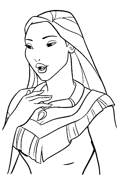 printable pocahontas coloring pages Coloring4free