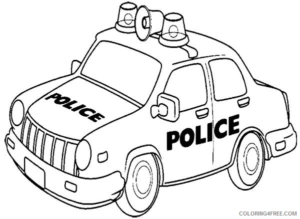 printable police car coloring pages for kids Coloring4free ...
