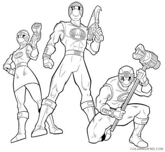 printable power ranger coloring pages Coloring4free