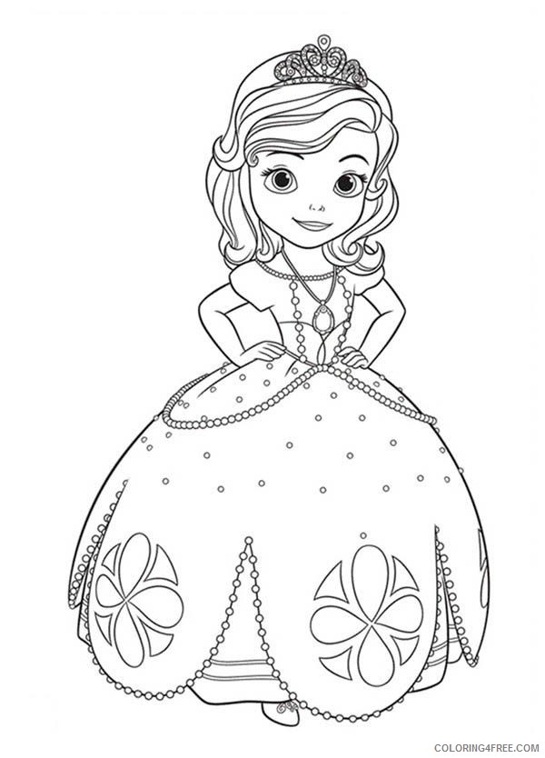 printable princess sofia coloring pages Coloring4free