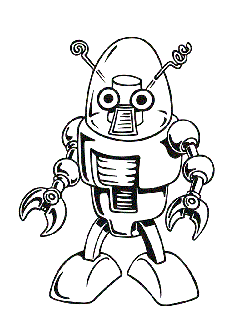 printable robot coloring pages Coloring4free