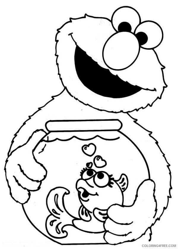 printable sesame street coloring pages Coloring4free