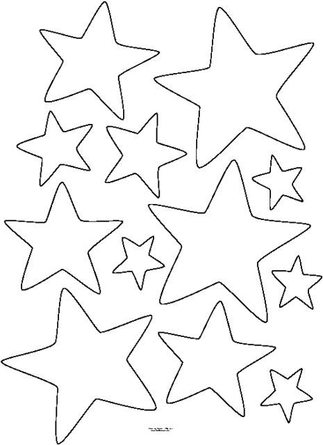 printable star coloring pages Coloring4free