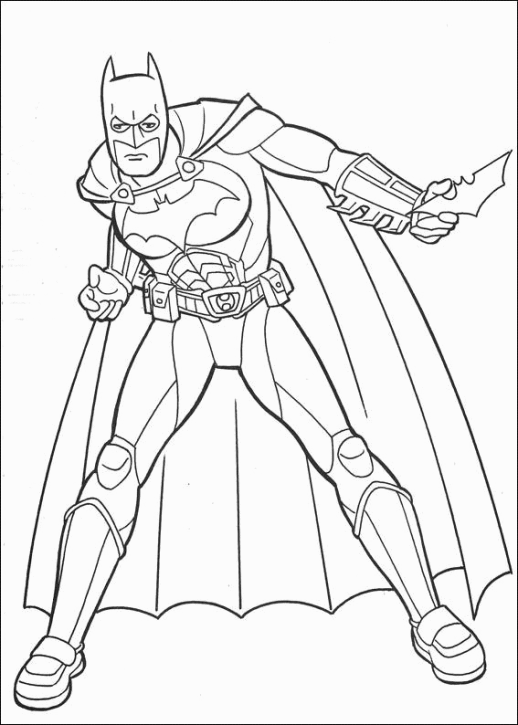 printable superhero coloring pages for boys Coloring4free
