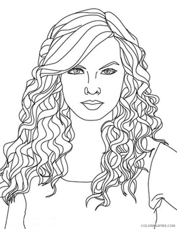 printable taylor swift coloring pages Coloring4free