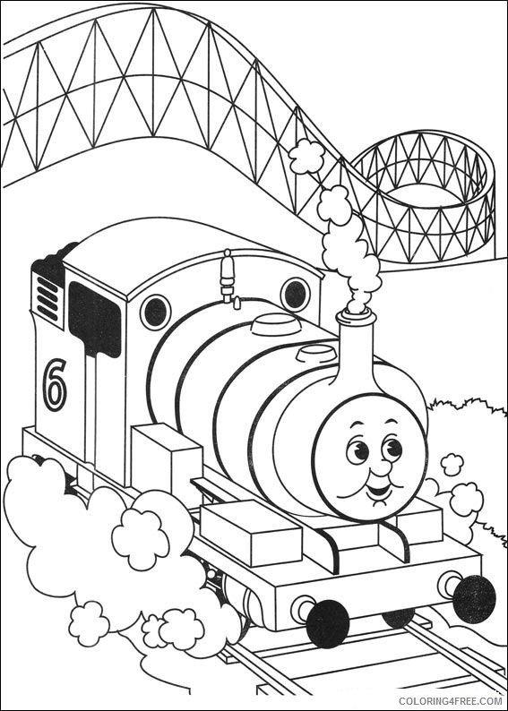 printable thomas and friends coloring pages Coloring4free