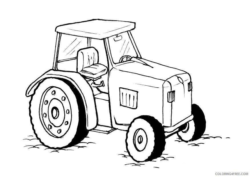 printable tractor coloring pages for kids Coloring4free
