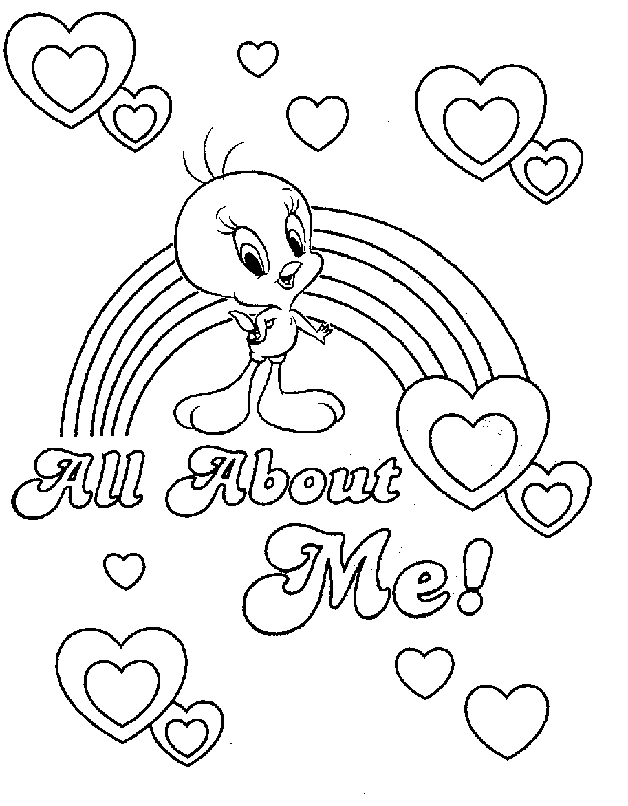 printable tweety bird coloring pages Coloring4free
