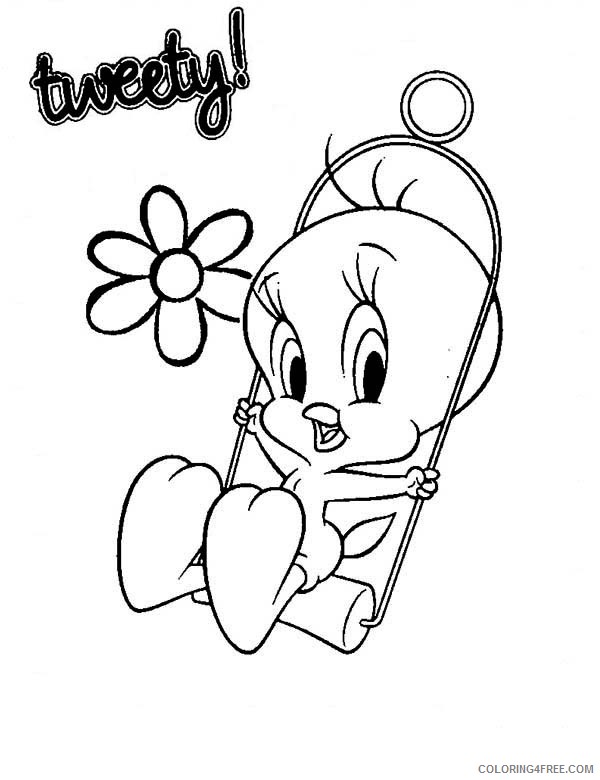 printable tweety bird coloring pages for kids Coloring4free