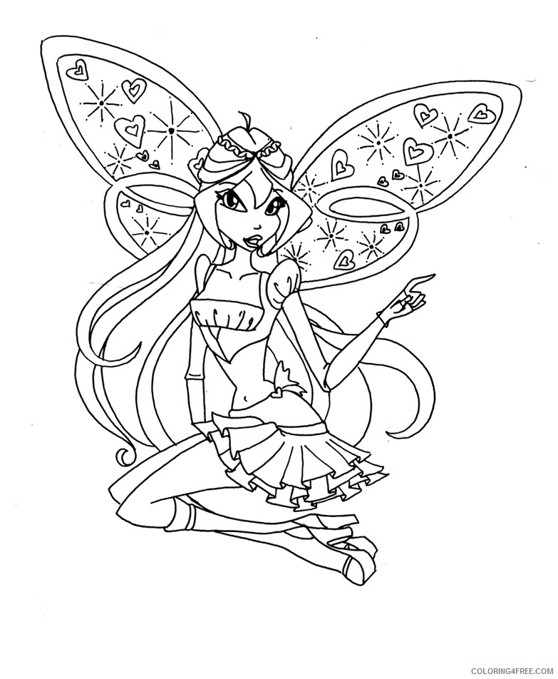 printable winx club coloring pages Coloring4free
