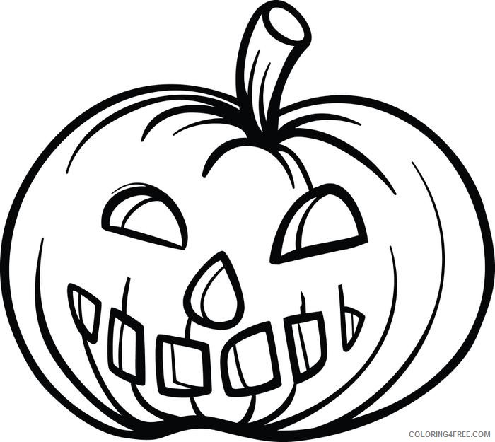 pumpkin carving coloring pages for kids Coloring4free
