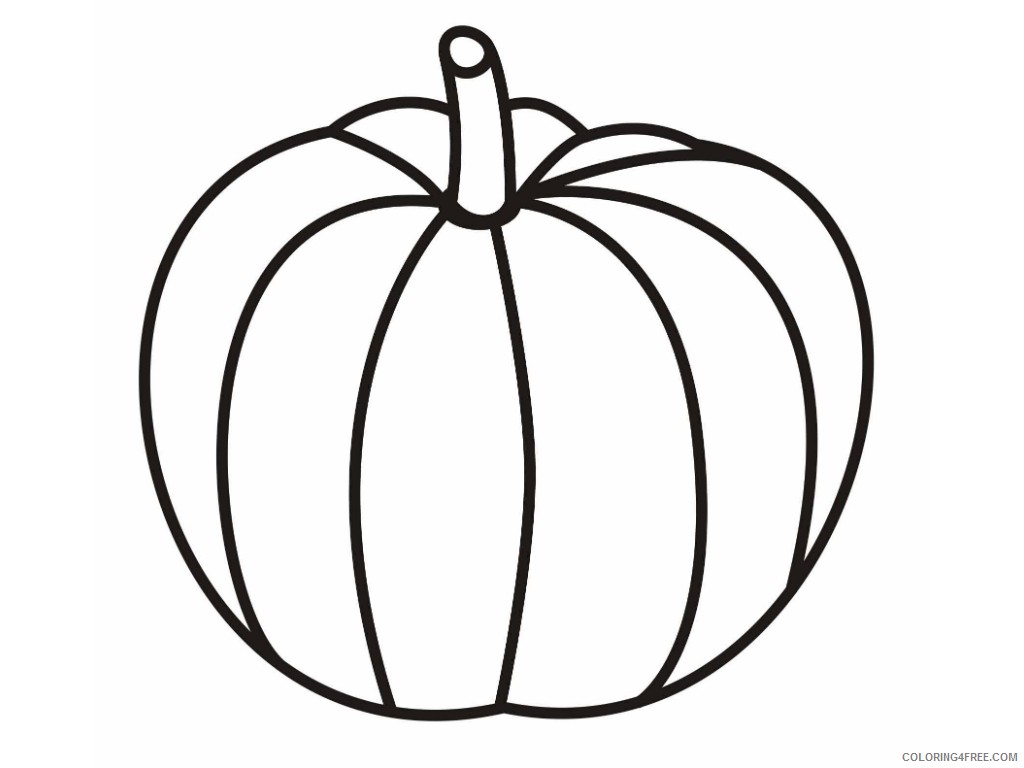 pumpkin coloring pages for toddlers Coloring4free