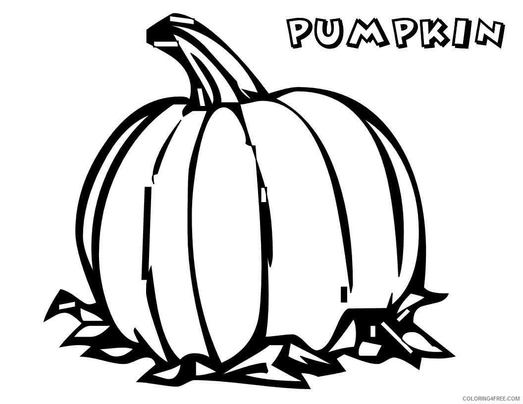 pumpkin coloring pages free Coloring4free