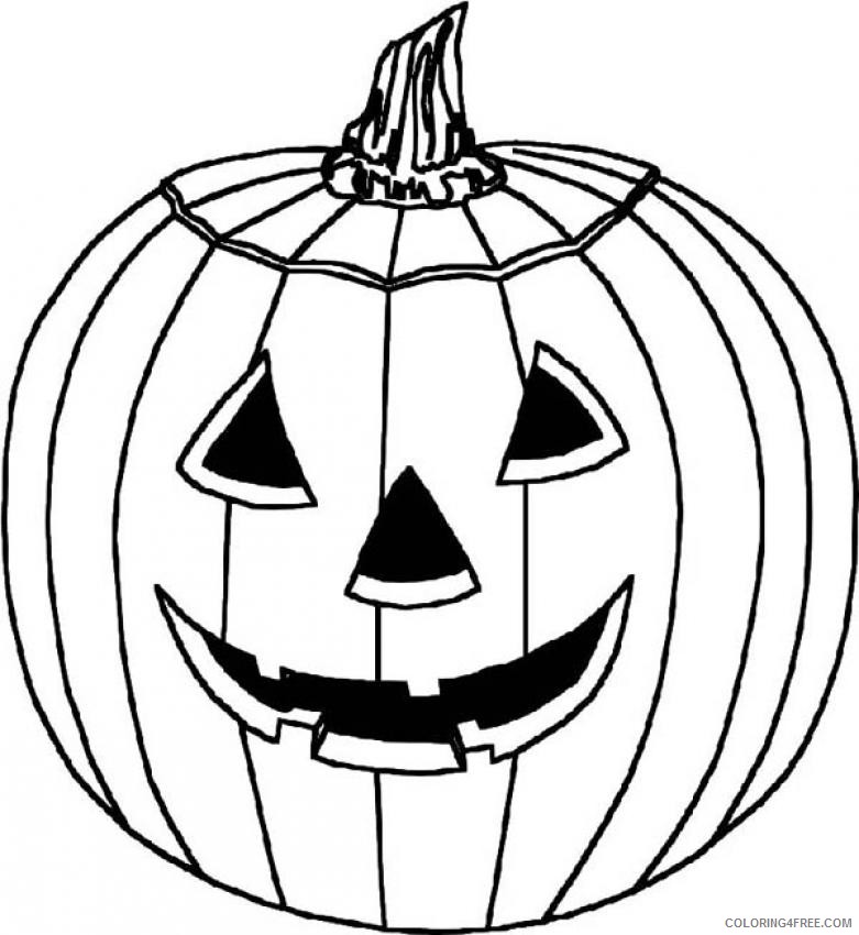 pumpkin of halloween coloring pages Coloring4free