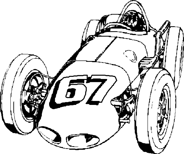 race car coloring pages classic Coloring4free