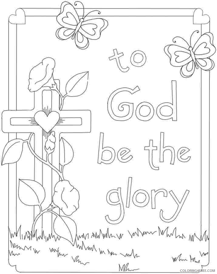 religious coloring pages to print Coloring4free