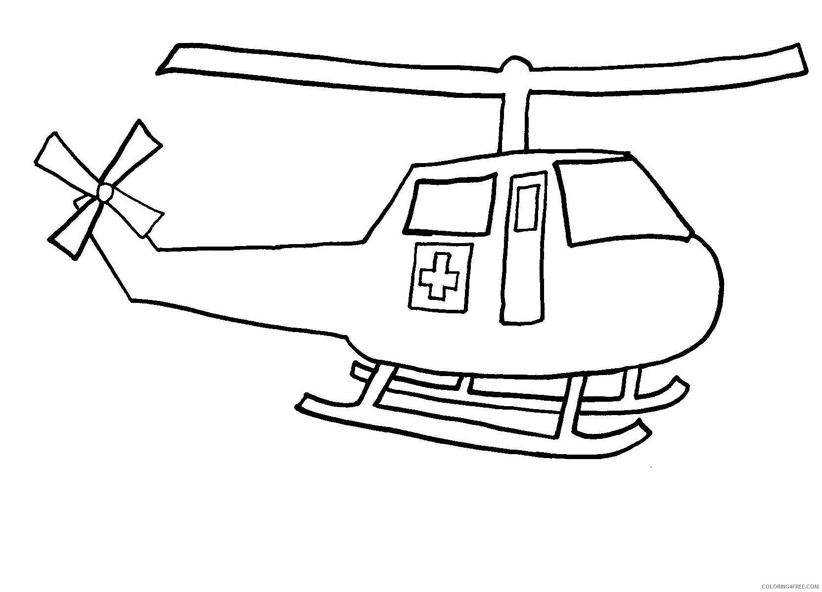 rescue helicopter coloring pages Coloring4free