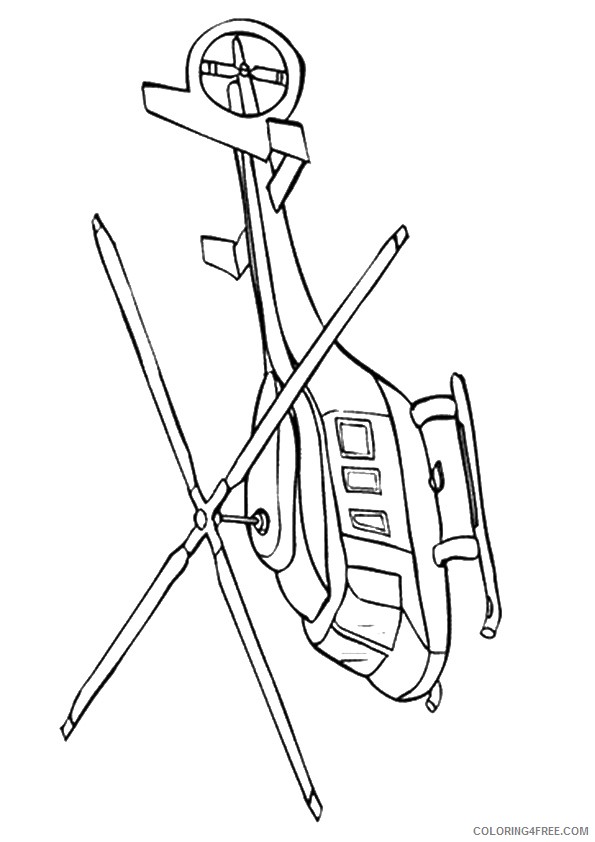 rescue helicopter coloring pages to print Coloring4free