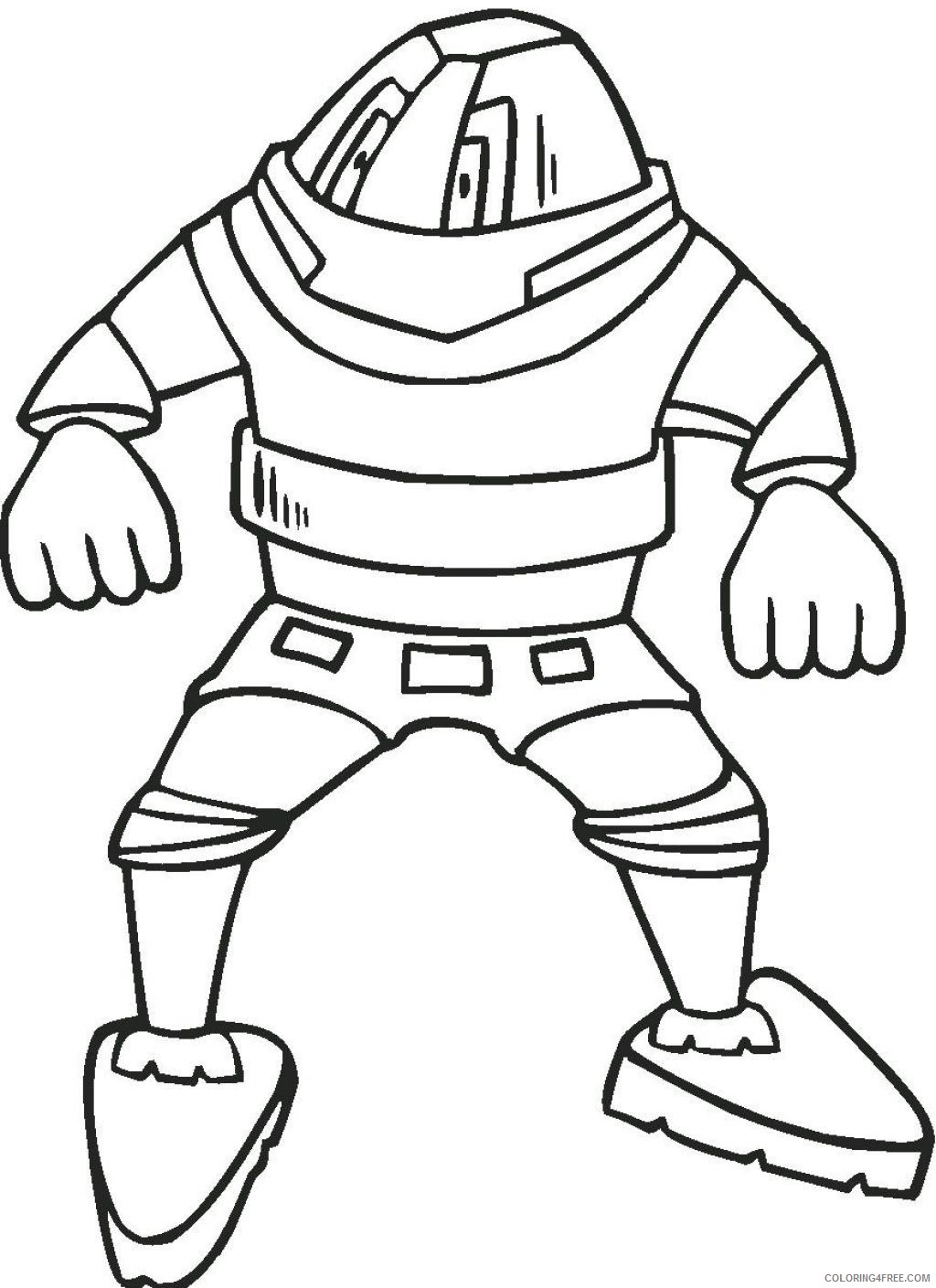 robot coloring pages for boys printable Coloring4free