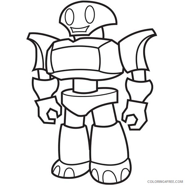 robot coloring pages printable Coloring4free