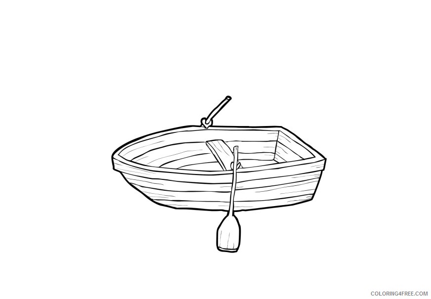row boat coloring pages to print Coloring4free