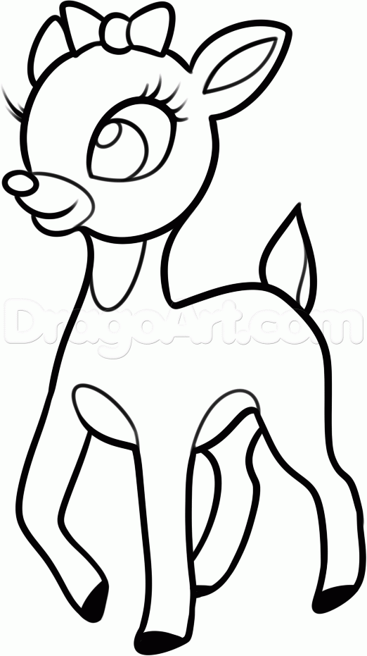 rudolph the red nosed reindeer coloring pages clarice Coloring4free
