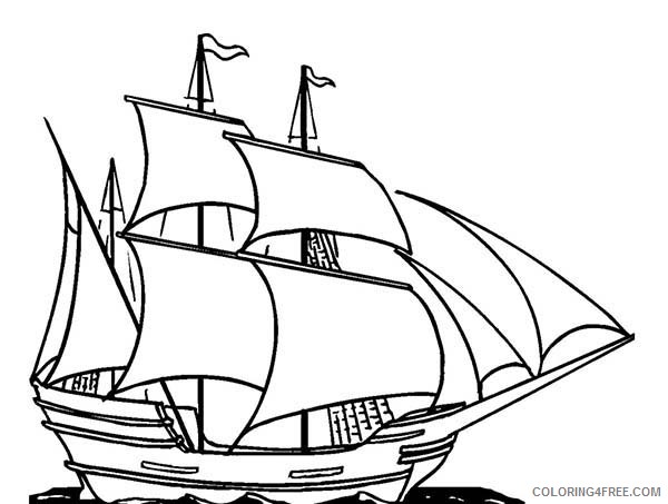 sailing boat coloring pages Coloring4free
