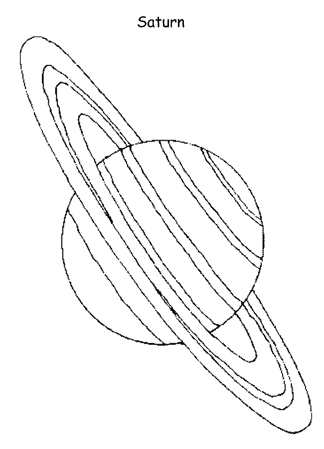 saturn planet coloring pages Coloring4free