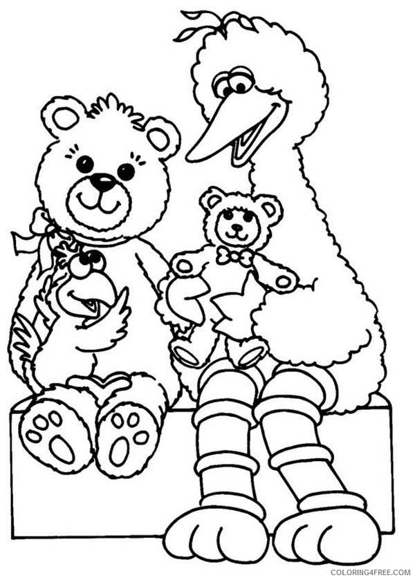 sesame street coloring pages big bird Coloring4free