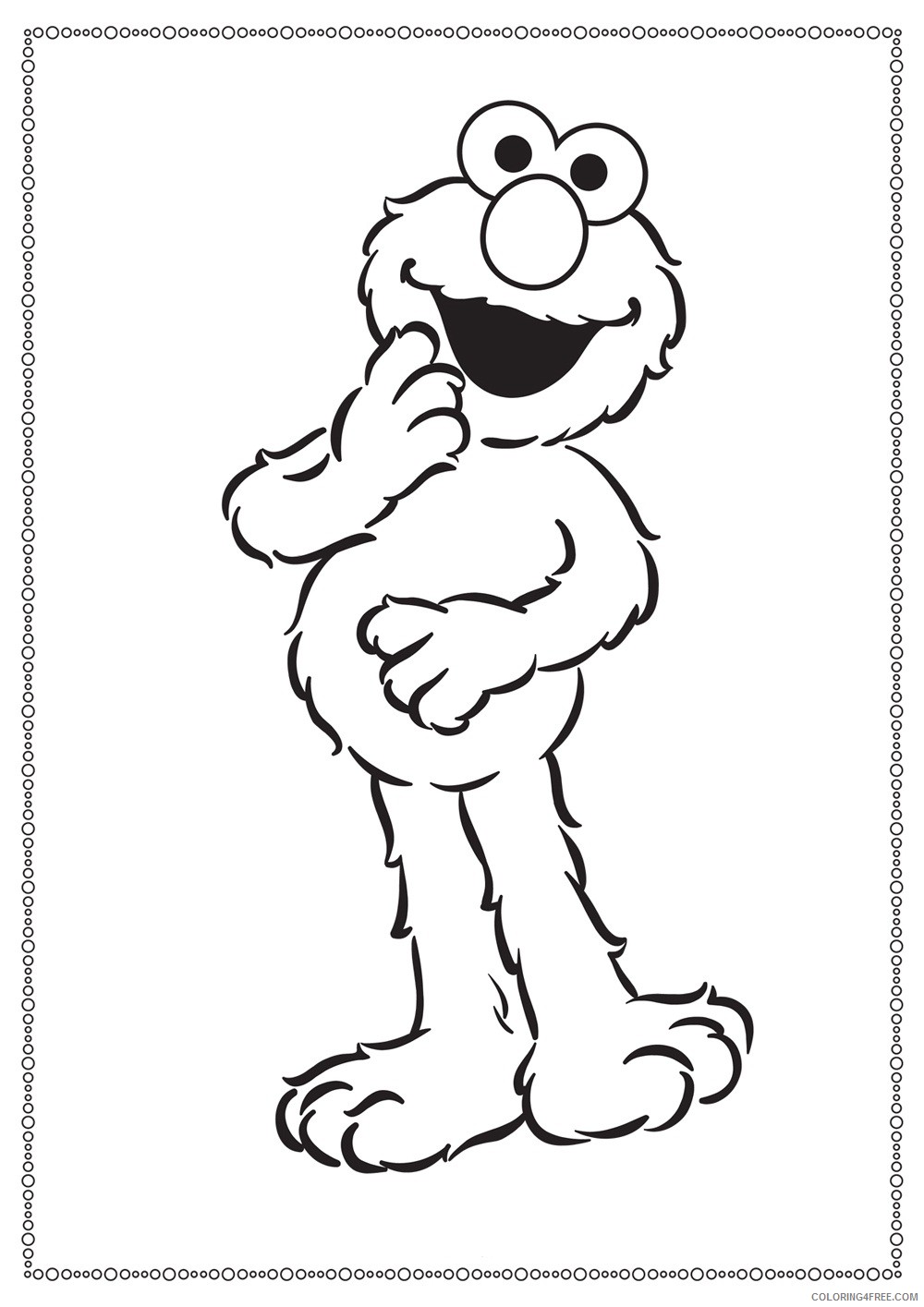 sesame street coloring pages for kids Coloring4free