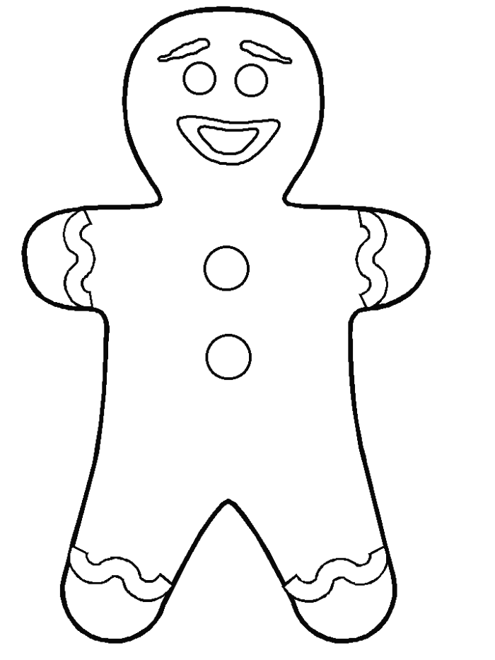 shrek coloring pages the gingerbread man Coloring4free