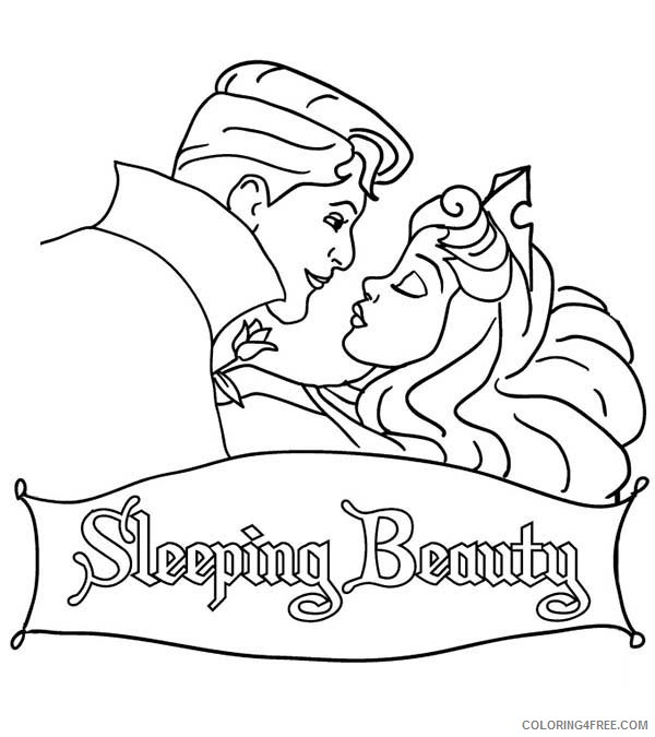 sleeping beauty coloring pages walt disney Coloring4free