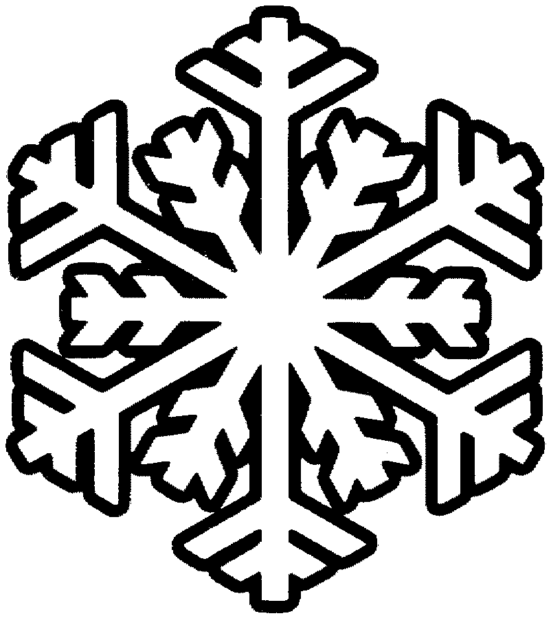 snowflake coloring pages to print Coloring4free