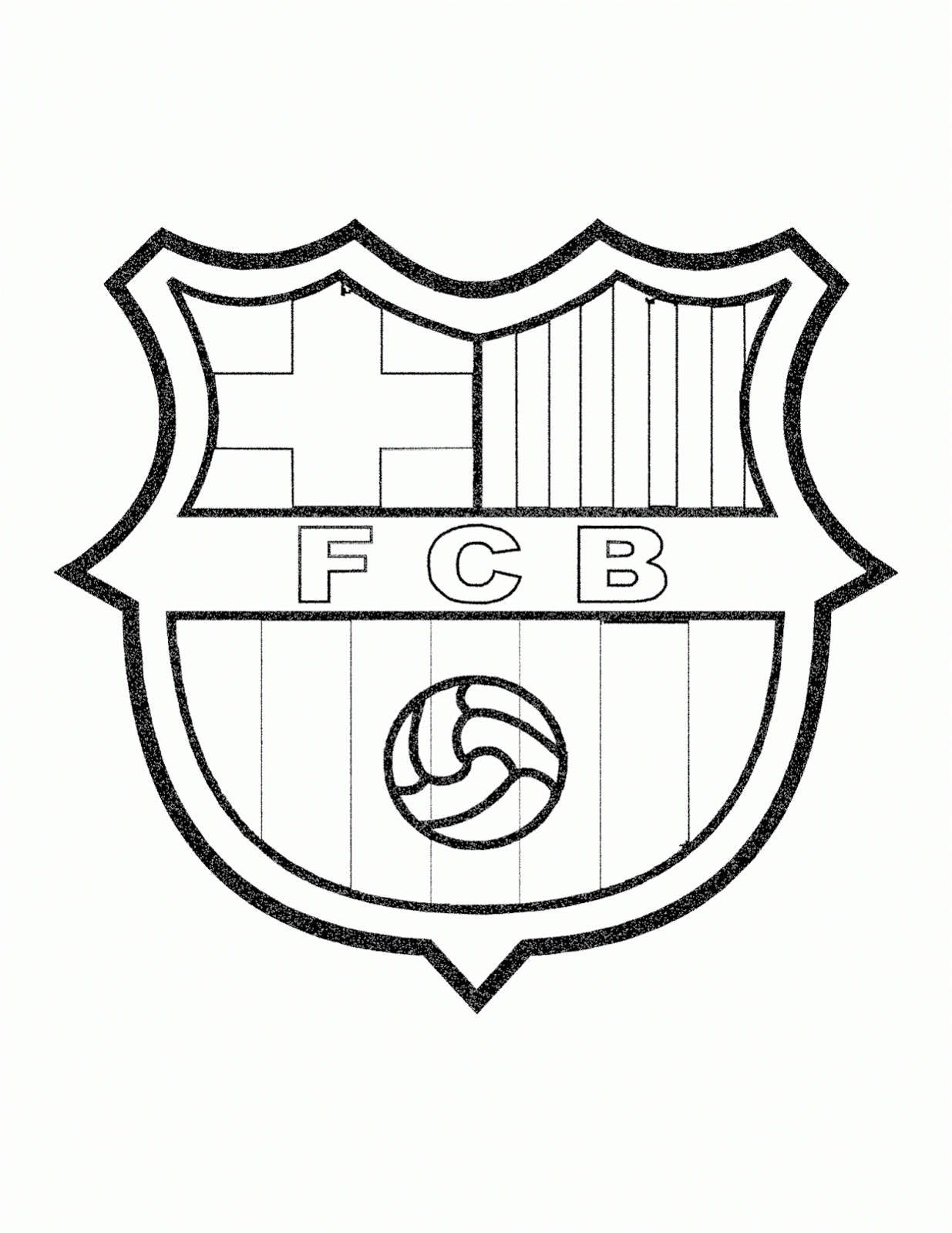soccer coloring pages fc barcelona Coloring4free