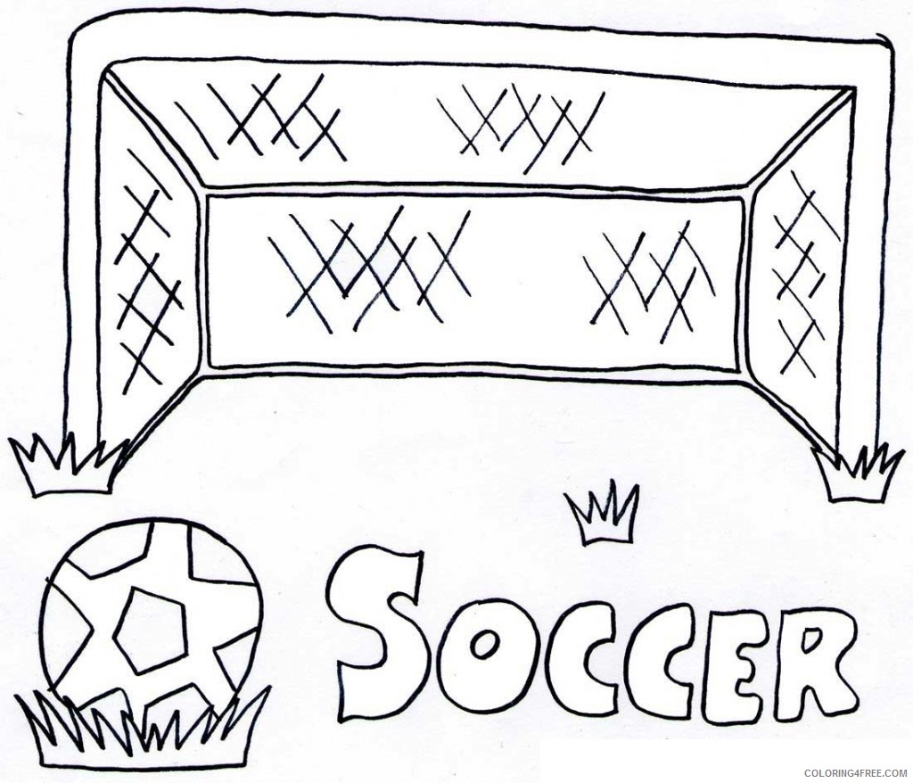 soccer coloring pages for kids printable Coloring4free